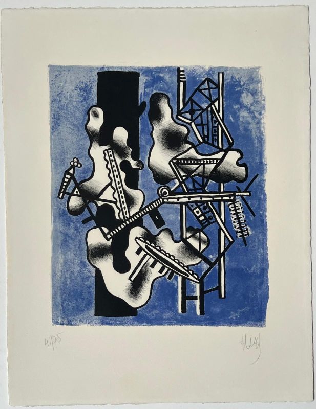 Paysage 48 (Lithograph) - Fernand LEGER