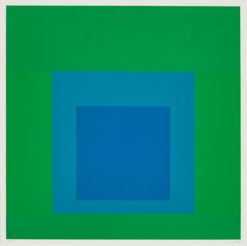 Hommage au Carré (Serigrafía) - Josef ALBERS