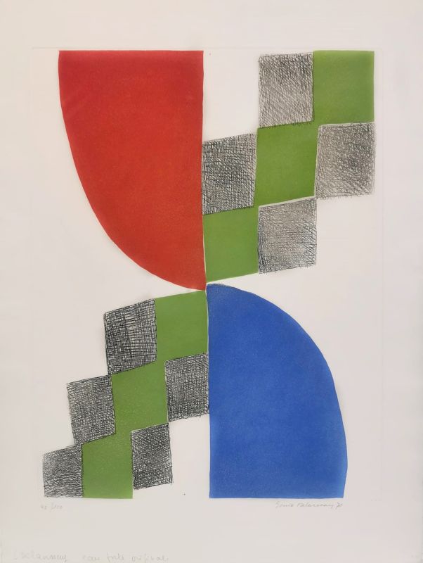 Menschlichkeit (Radierung und Aquatinta) - Sonia DELAUNAY