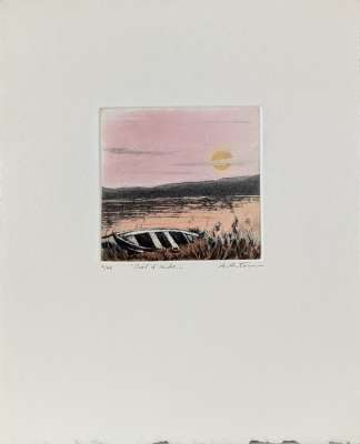 Ciel d'aube (Etching and aquatint) - Annapia ANTONINI