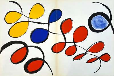 Composition II (Farblithographie) - Alexander CALDER