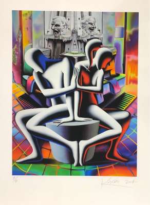 Sans titre (Sérigraphie) - Mark KOSTABI