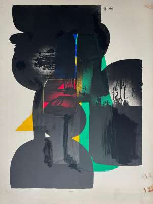 Composition (Lithograph) - LADISLAS KIJNO