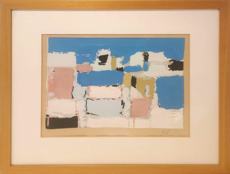 Méditerranée (Pochoir) - Nicolas DE STAËL