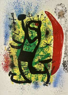 Le Homard (Farblithographie) - Joan  MIRO