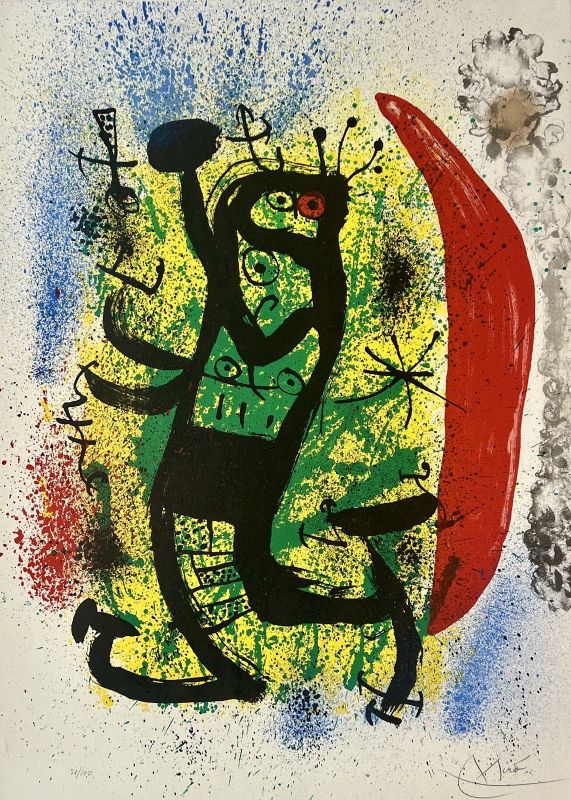 Le Homard (Lithographie) - Joan  MIRO