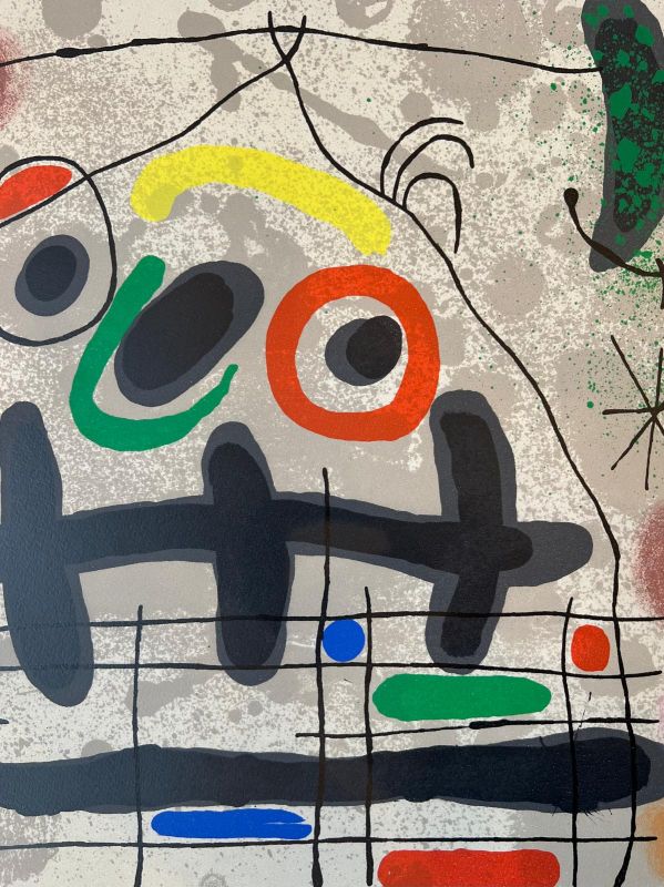 Le lézard aux plumes d'or (Lithographie) - Joan  MIRO