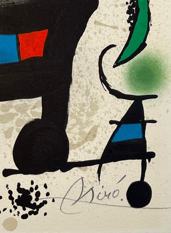 Oda a Joan Miró (Planche I) (Lithographie) - Joan  MIRO