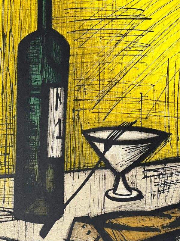 Le Pain et le Vin (Lithographie) - Bernard BUFFET