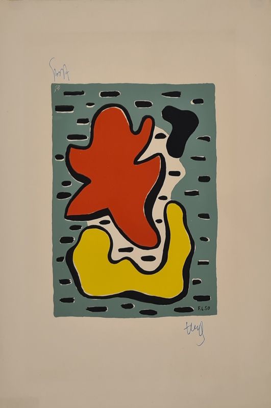 Sans titre (Serigrafía) - Fernand LEGER