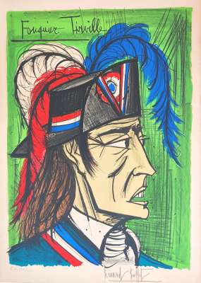 Fouquier Tinville (Lithographie) - Bernard BUFFET