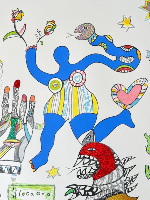 Pink Martini (Litografía) - Niki DE SAINT PHALLE