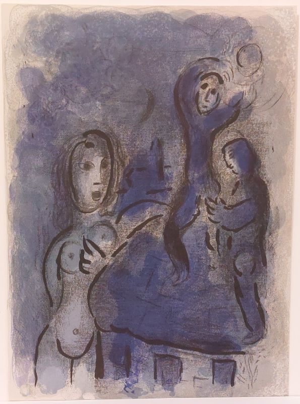 Rahab and the Spies of Jericho (Lithograph) - Marc CHAGALL