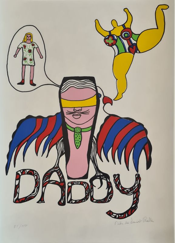 Daddy (Siebdruck) - Niki DE SAINT PHALLE