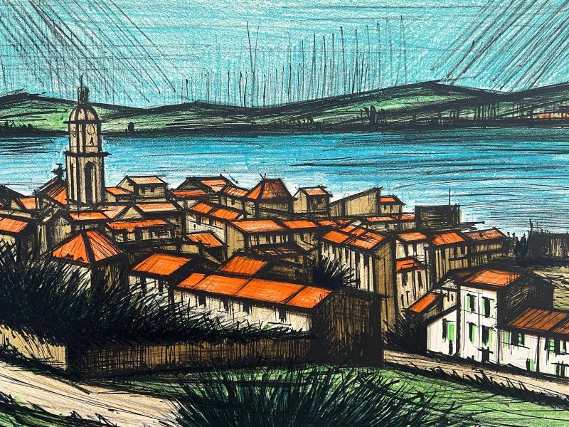 Saint Tropez - La Baie (Litografía) - Bernard BUFFET