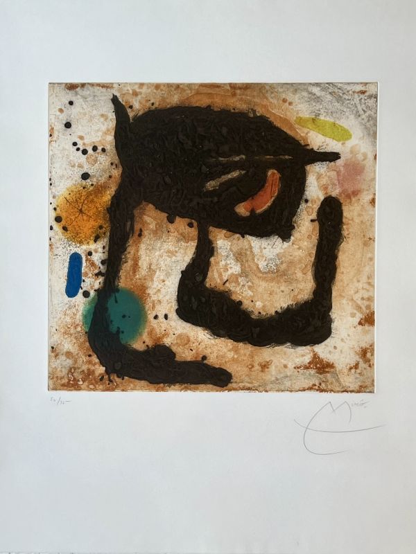 Le Dandy (Aquatinte et carborundum) - Joan  MIRO