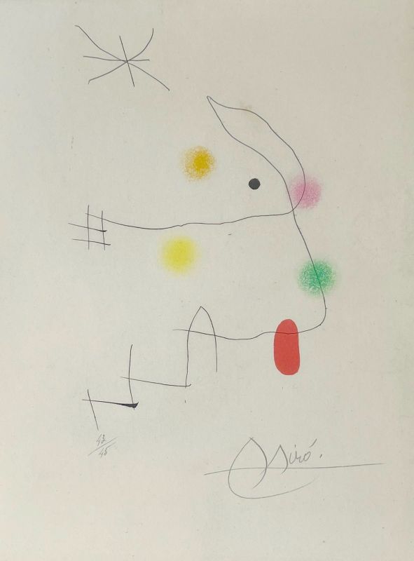 El Inocente (Eau-forte et aquatinte) - Joan  MIRO