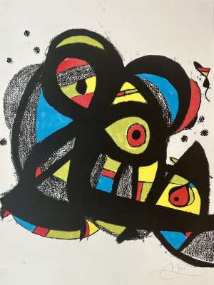 Escriptors en Llengua Catalana (Lithograph) - Joan  MIRO