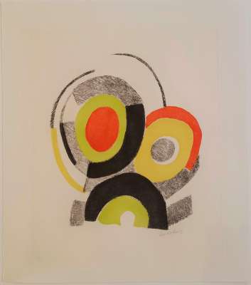 Les illuminations de Rimbaud (Aguafuerte) - Sonia DELAUNAY