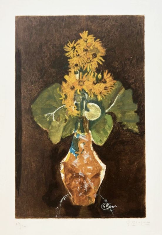 Les Marguerites (Eau-forte et aquatinte) - Georges BRAQUE