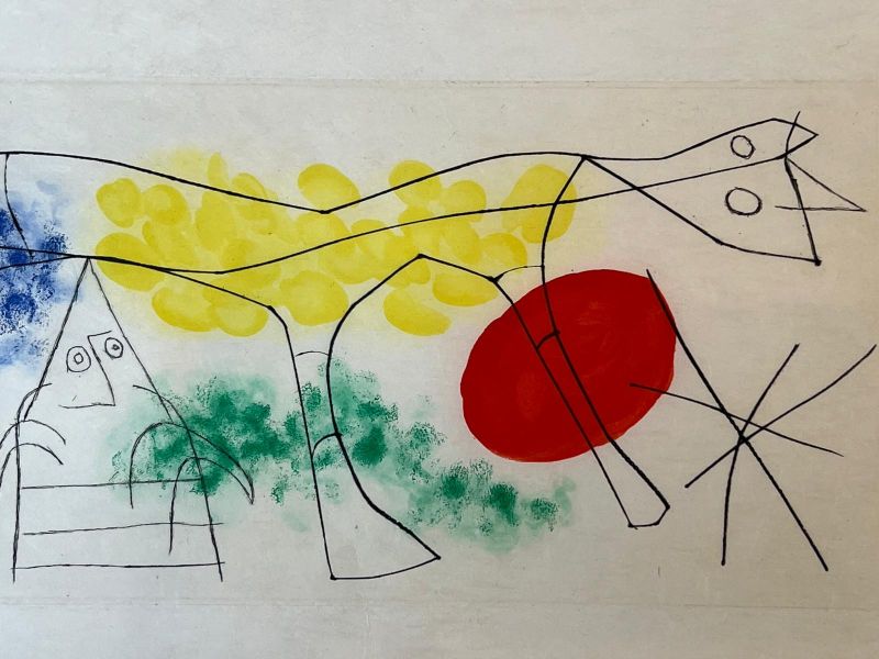 Erik Satie III (Aguafuerte y aguatinta) - Joan  MIRO