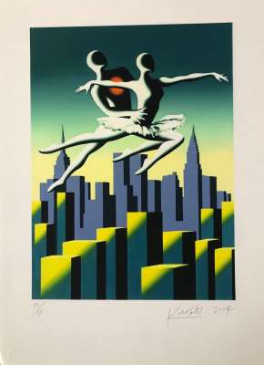 Top Floor Terpsichore (Silksreen) - Mark KOSTABI