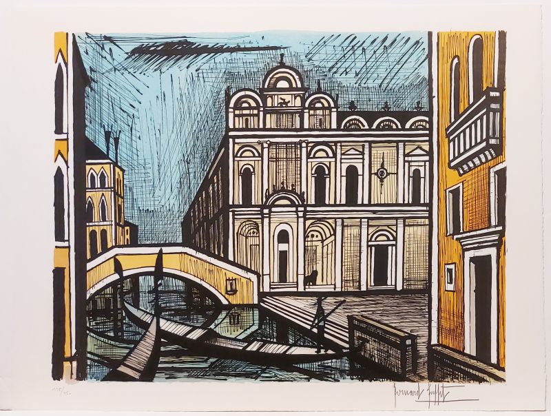 Scuola San Marco (Lithographie) - Bernard BUFFET