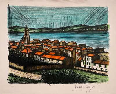 Saint Tropez - La Baie (Lithograph) - Bernard BUFFET