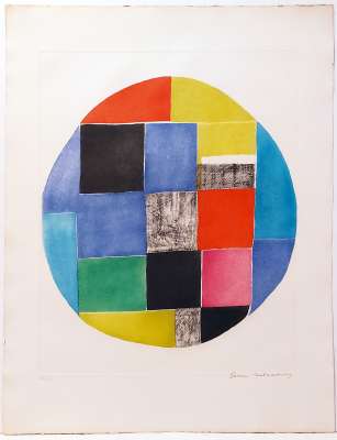 Composition circulaire (Eau-forte et aquatinte) - Sonia DELAUNAY