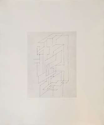 Gordes Gestalt (Stich) - Victor  VASARELY