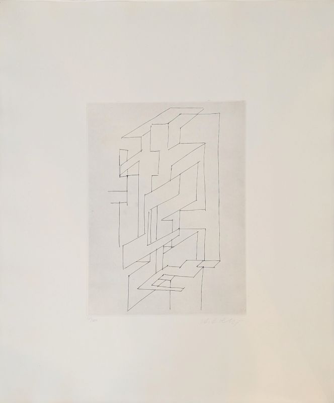 Gordes Gestalt (Stich) - Victor  VASARELY