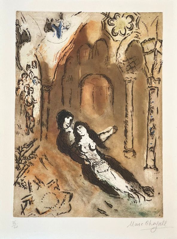 Grenade (Eau-forte et aquatinte) - Marc CHAGALL