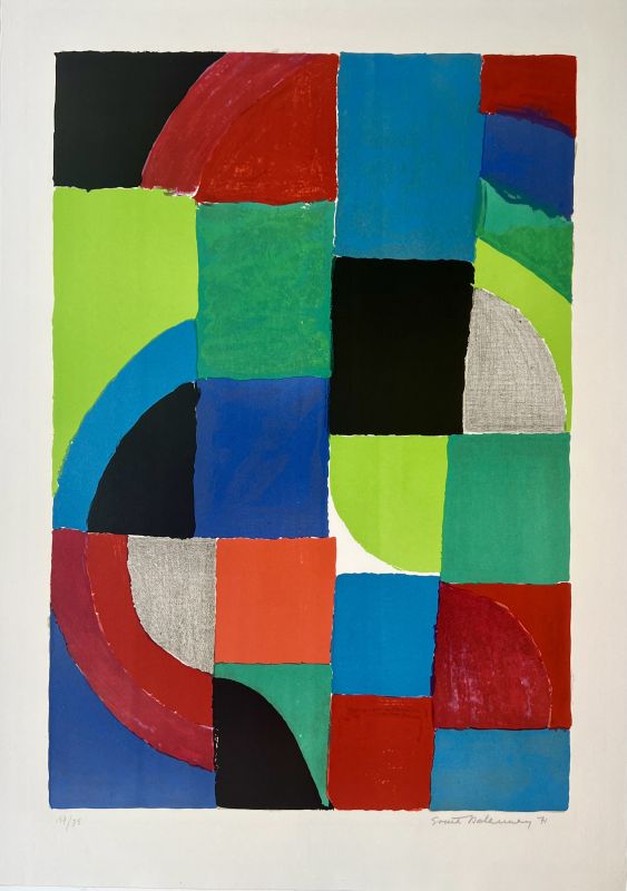 Printemps (Farblithographie) - Sonia DELAUNAY