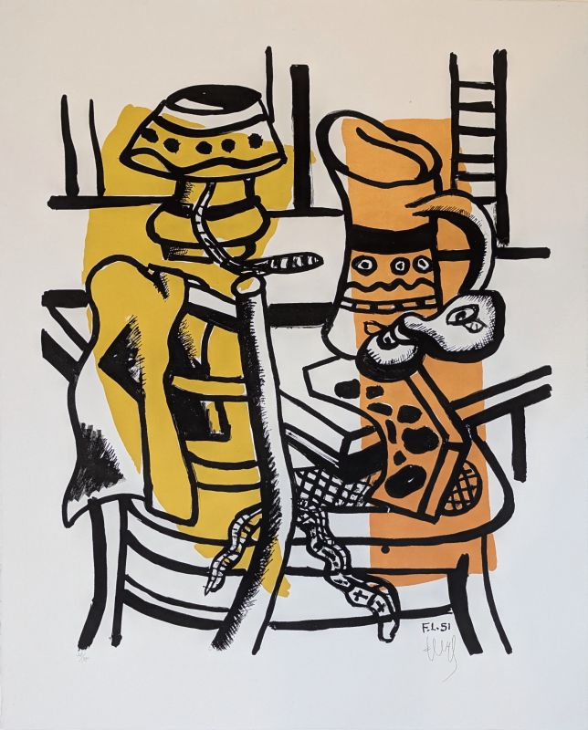 La chaise (Lithographie) - Fernand LEGER