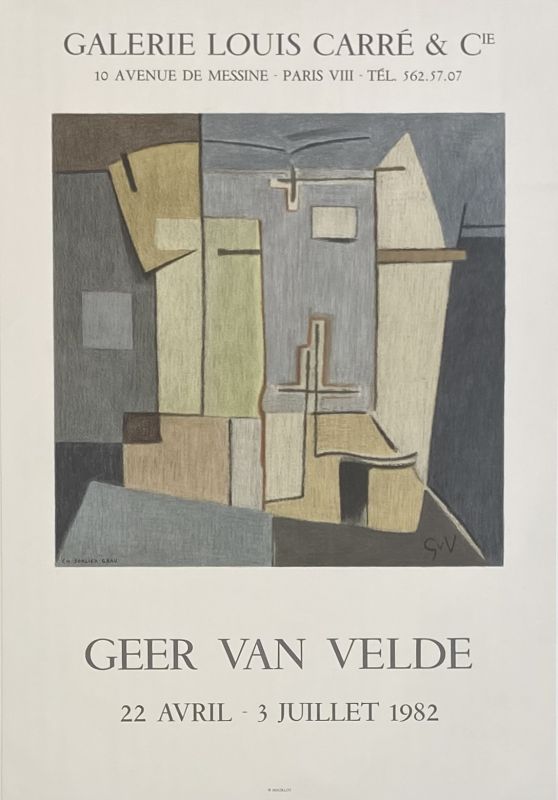 Galerie Louis Carré (Plakat) - Geer VAN VELDE