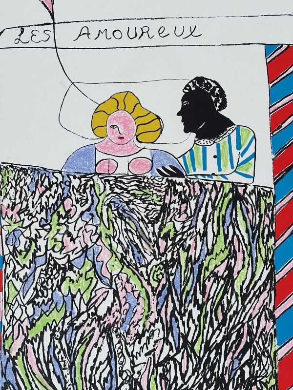 Les Amoureux (Lithograph) - Niki DE SAINT PHALLE