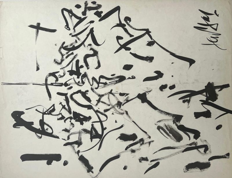 Le Violoniste (Encre ) -  GEN PAUL