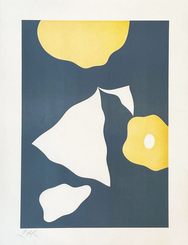 Constellation aux cinq formes (Lithographie) - Hans ARP