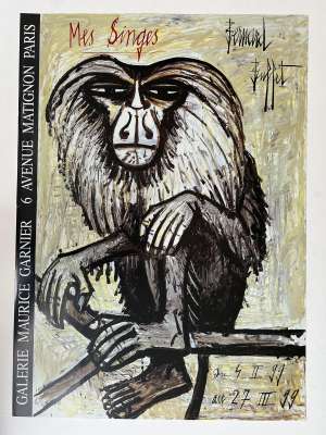 Mes Singes (Affiche) - Bernard BUFFET