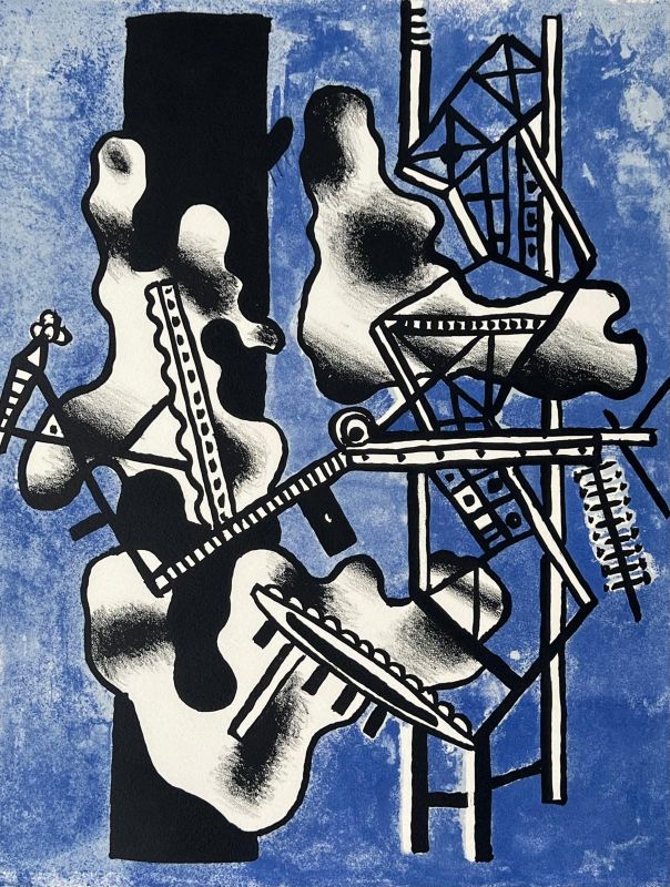 Paysage 48 (Lithograph) - Fernand LEGER