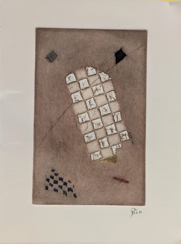 Carte de Voeux - Galerie Michel (Paris) (Gravure) - Arthur Luiz  PIZA