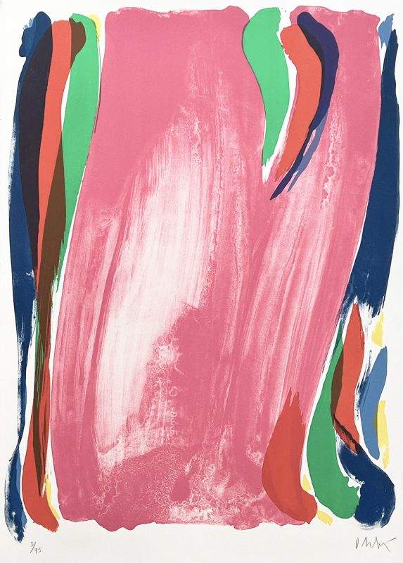 India Pink (Lithograph) - Olivier DEBRE