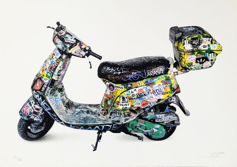 El Scooter (Serigrafía) -  Invader