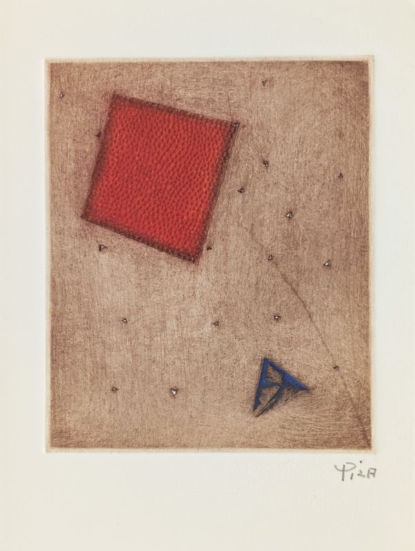 Carte de Voeux - Galerie Michel (Paris) (Gravure) - Arthur Luiz  PIZA