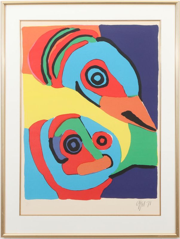 Sans titre (Farblithographie) - Karel APPEL