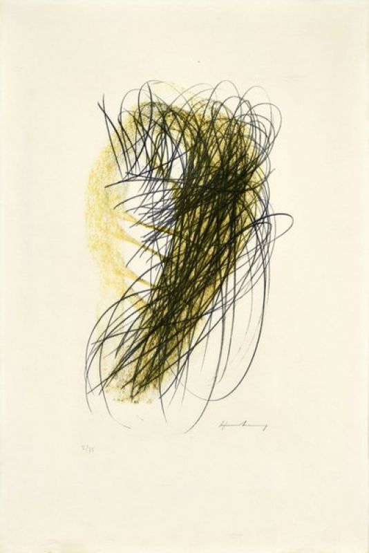 Lithograph No Title By Hartung Hans - 