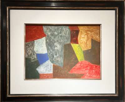 Abstract composition (Gouache (modern)) - Serge  POLIAKOFF