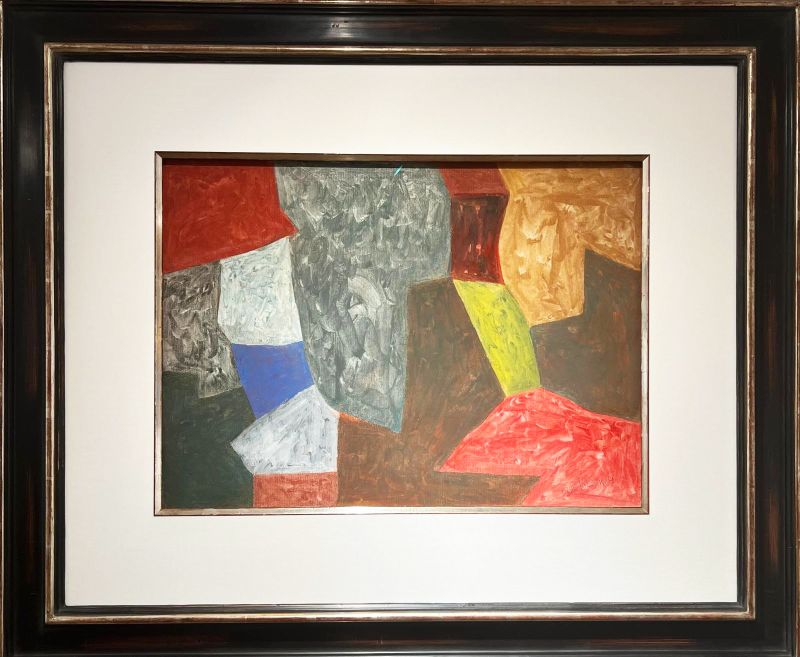 Abstrakte Komposition ( Gouache (Modern)) - Serge  POLIAKOFF