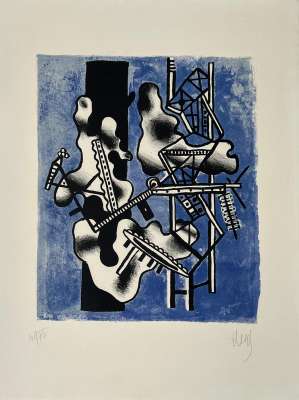 Paysage 48 (Litografía) - Fernand LEGER