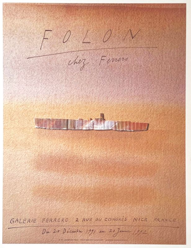 Folon en Ferrero (Póster) - Jean-Michel FOLON